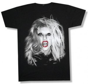 Lady Gaga Bitch Teeth 2013 Canceled Tour T-Shirt
