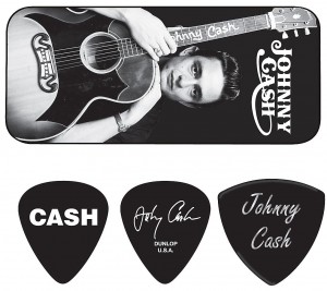 Johnny Cash Pick Tin With 6 Picks