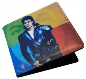 Michael Jackson Colorful Bad Wallet