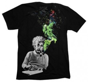 Smoking Thoughts Einstein T-Shirt