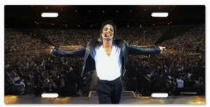 Michael Jackson Concert Venue Vanity License Plate