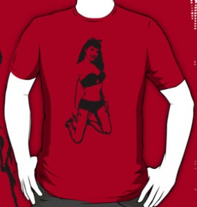 Bettie Page Pin Up Pose T-Shirt