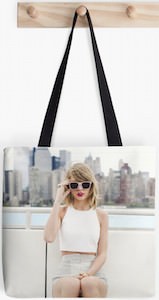Taylor Swift Skyline Photo Tote Bag