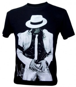 Michael Jackson King Of Pop Signed T-Shirt