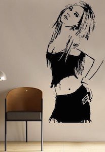 Avril Lavigne Wall Decal