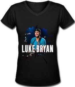 Luke Bryan Black Women's T-Shirt