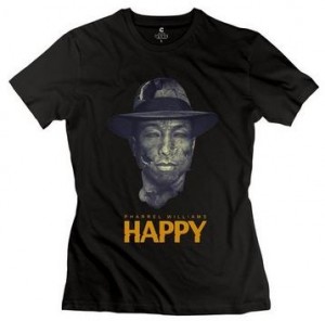 Pharrell Happy Bust Women's T-Shirt