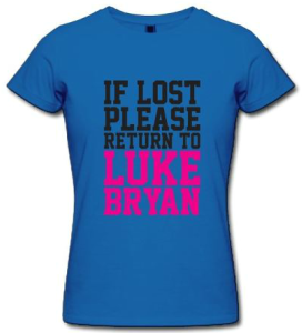 Please Return To Luke Bryan T-Shirt