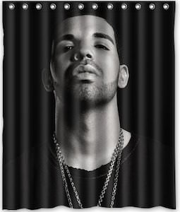 Drake Portrait Shower Curtain