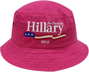 Hillary Clinton For President Pink Bucket Hat