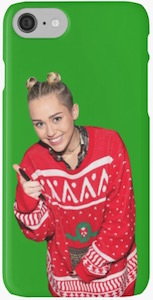 Miley Cyrus Christmas iPhone Case