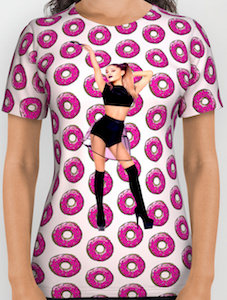Ariana Grande And Donuts T-Shirt