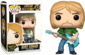 Kurt Cobain And Blue Guitar Figurine