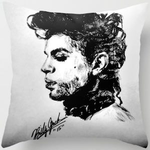 Prince Portrait Throw Pillow