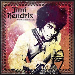 2020 Jimi Hendrix Wall Calendar