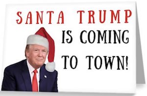 Santa Trump Christmas Card