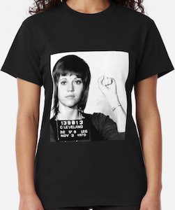 Jane Fonda Young Mugshot T-Shirt
