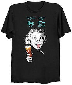 Albert Einstein Beer T-Shirt