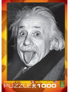 Albert Einstein Tongue 1000 Piece Puzzle