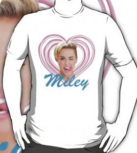Miley Cyrus Hearts T-Shirt