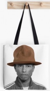 Pharrell Williams Hat Tote Bag