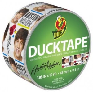 Austin Mahone imaged Duck Tape