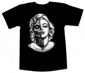 Marilyn Monroe Sugar Skull T-Shirt