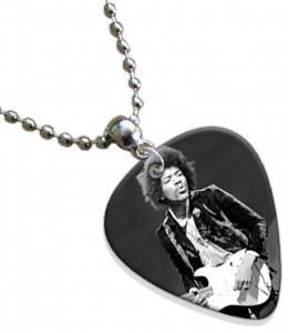 Jimi Hendrix Guitar Pick Necklace