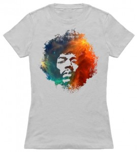 Jimmy Hendrix Face Nebula T-Shirt