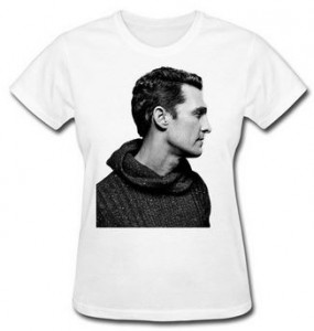 Women's Matthew McConaughey Side Profile T-Shirt