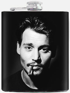 Johnny Depp Flask