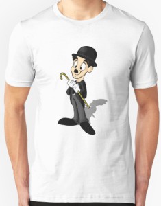Charlie Chaplin Cute Cartoon T-Shirt