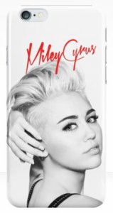 Miley Cyrus Short Hair Red Name iPhone Case
