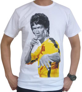 Bruce Lee Fill In Color T-Shirt
