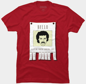 Lionel Richie Hello Is It Me You’re Looking For T-Shirt