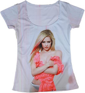 Avril Lavigne Undressing T-Shirt