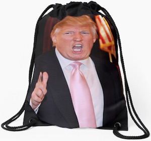 Donald Trump Drawstring Bag