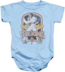 Elvis The King Baby Bodysuit