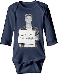 Justin Bieber What Do You Mean Baby Bodysuit