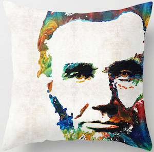 Abraham Lincoln Throw Pillow