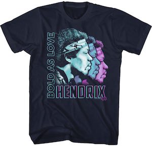 Jimi Hendrix Bold As Love T-Shirt