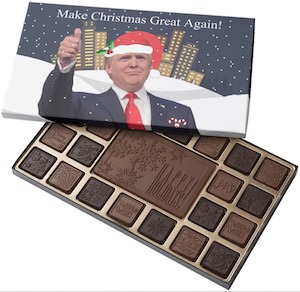 President Trump Christmas Chocolates