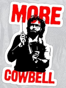 Will Ferrell More Cowbell Sticker Decal