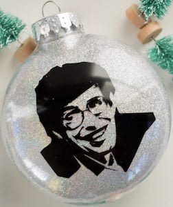 Stephen Hawking Christmas Ornament